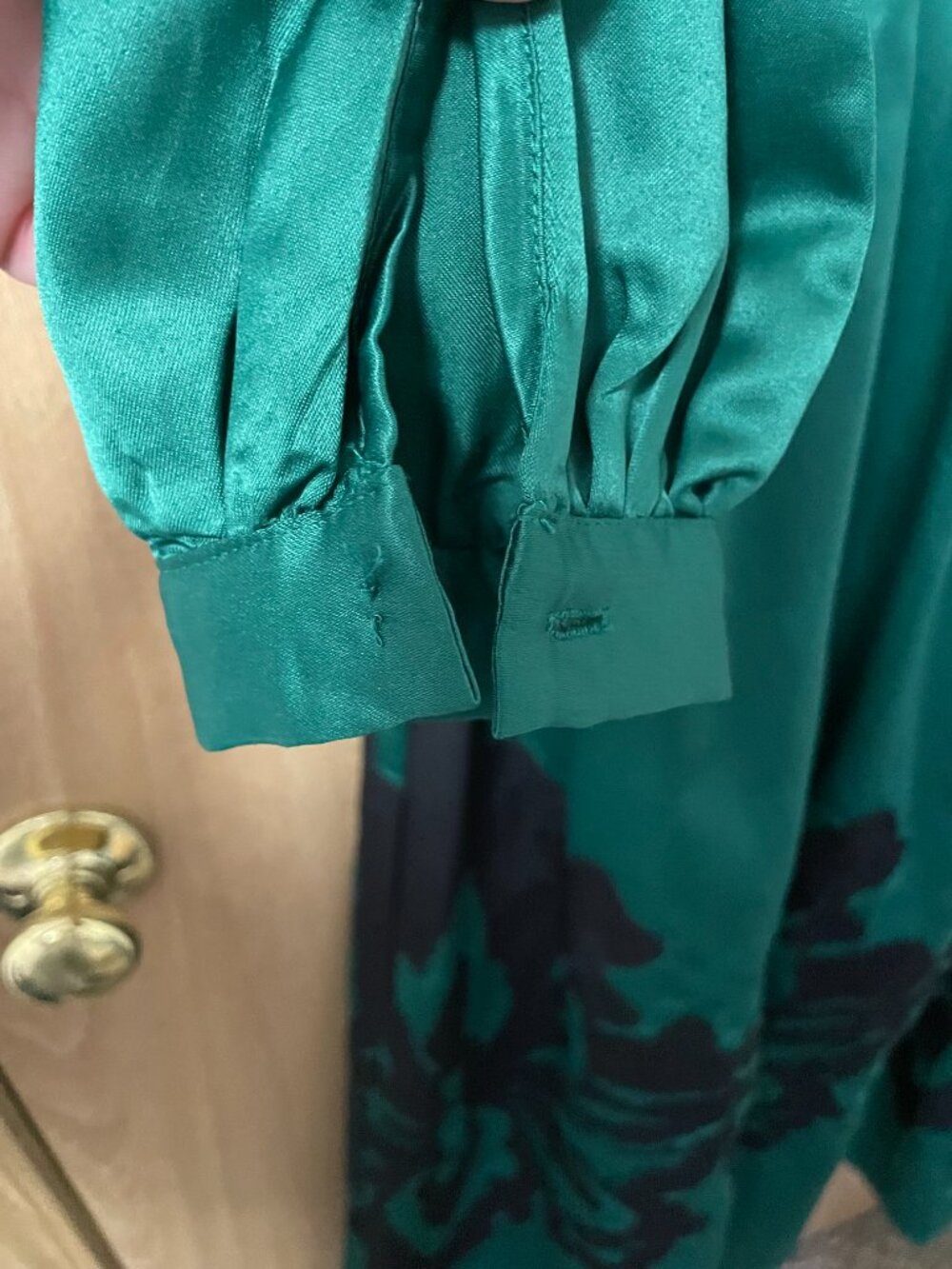 Nwt Nikasha Anthropologie Satin Dress - Picture 8 of 8
